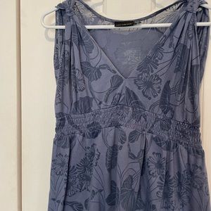 Purple Goddess tank, cotton voile